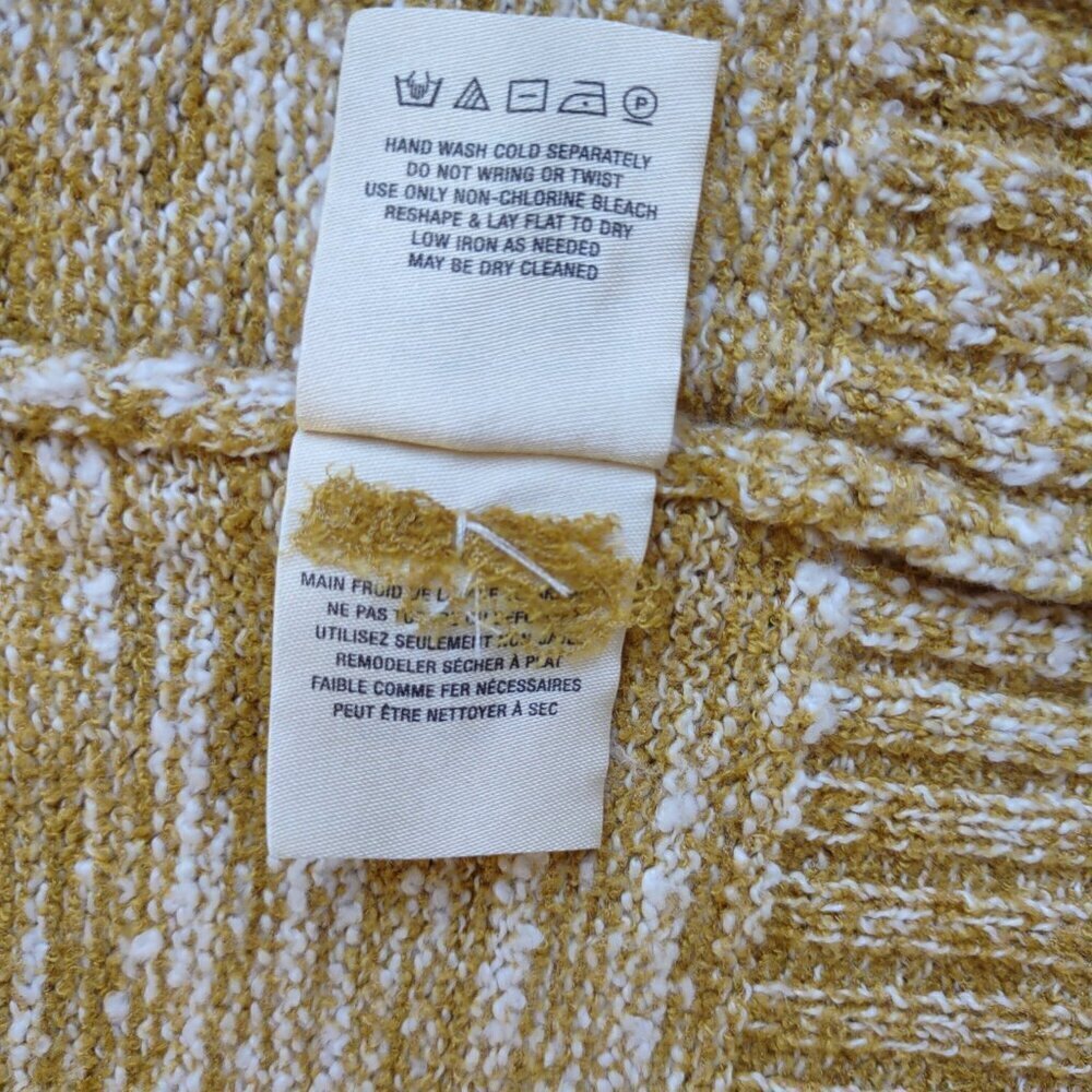 Anthropologie Abigail Boho Long Cardigan Patch Pockets Cabincore Praire Small - Picture 10 of 11